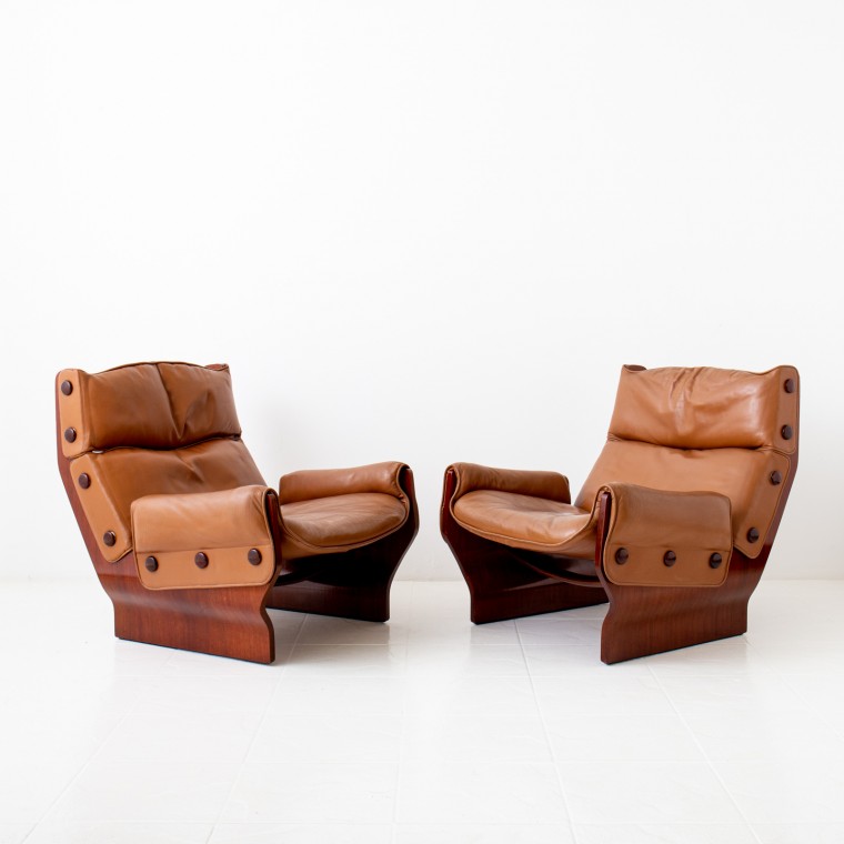 'Canada' Lounge Chairs by Borsani