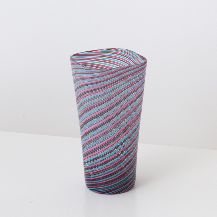 'Canne Ritorte' Vase by Cenedese 