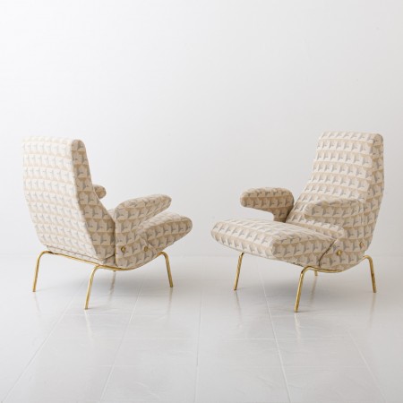 'Delfino' Lounge Chairs by Carboni