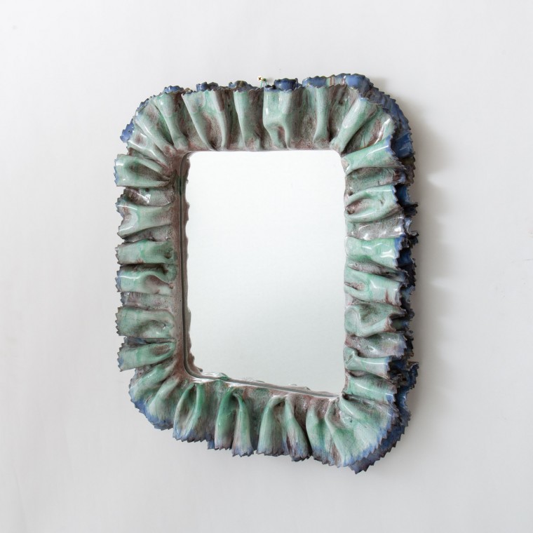 Ceramic Mirror by Fausto Melotti