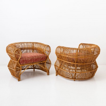 Lounge Chairs by Fratelli Castano