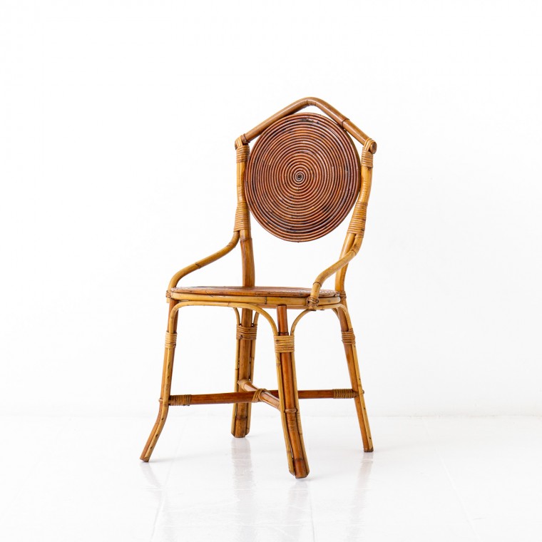 Italian Cane Side Chair