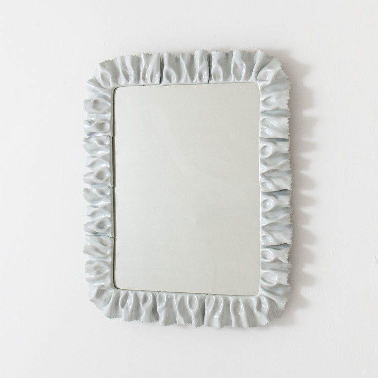Italian Porcelain Mirror