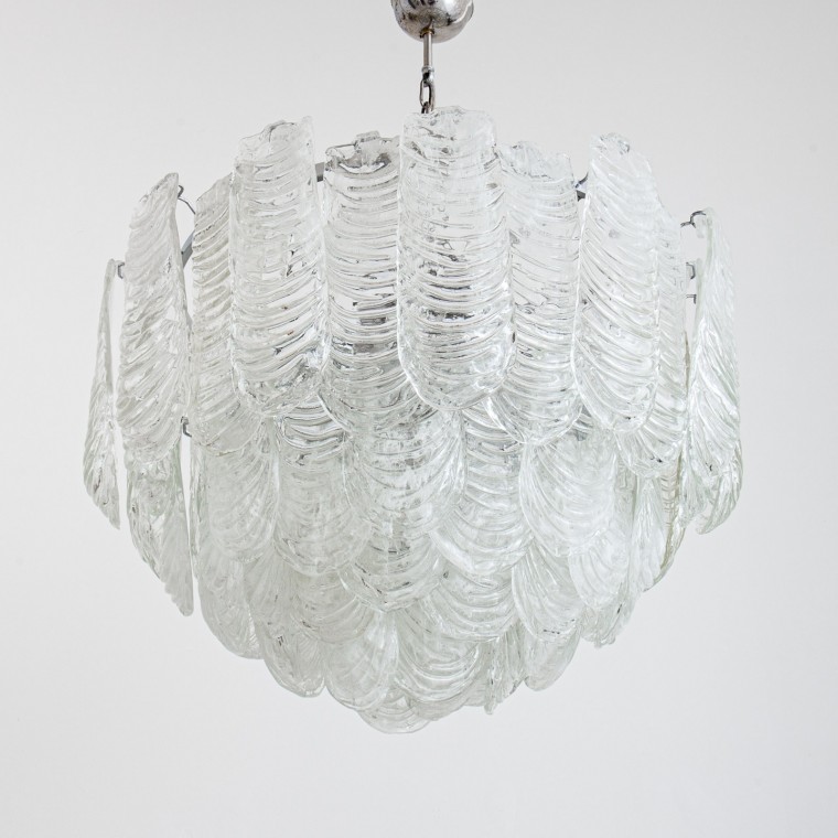 'Ruched' Murano Chandelier