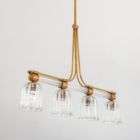 Four-Shade Chandelier by Seguso