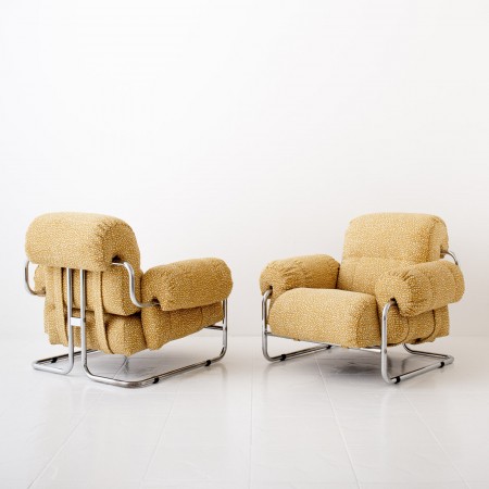 'Tucroma' Lounge Chairs by Faleschini