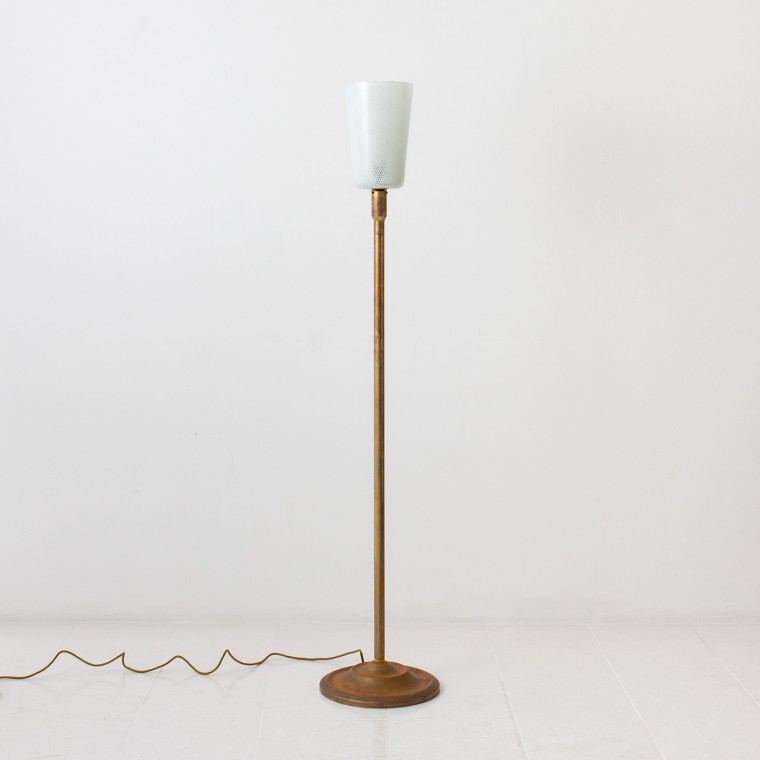 'Reticello' Floor Lamp by Venini