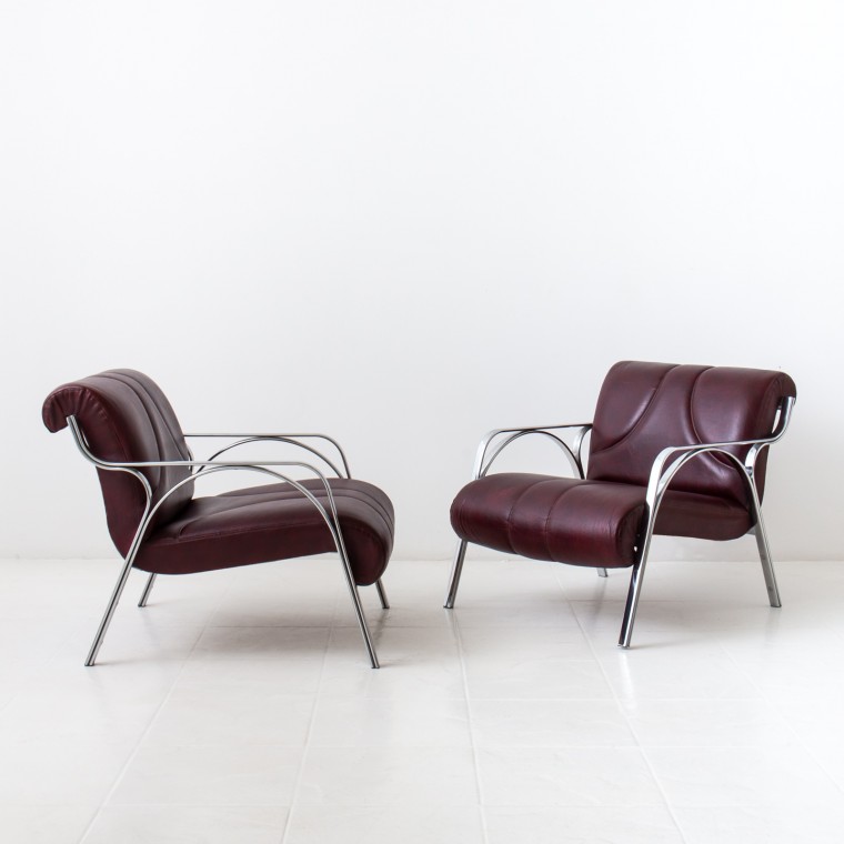 Lounge Chairs by Vittorio Gregotti